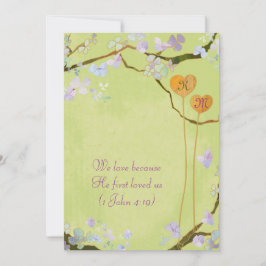 Convite Summer Romance Verde limão Wedding