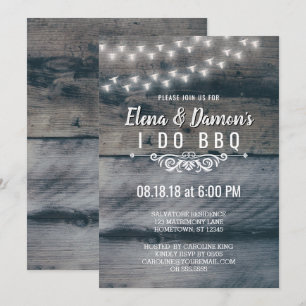 Convite Summer String Luzes Russas Oeste Eu CHURRASCO