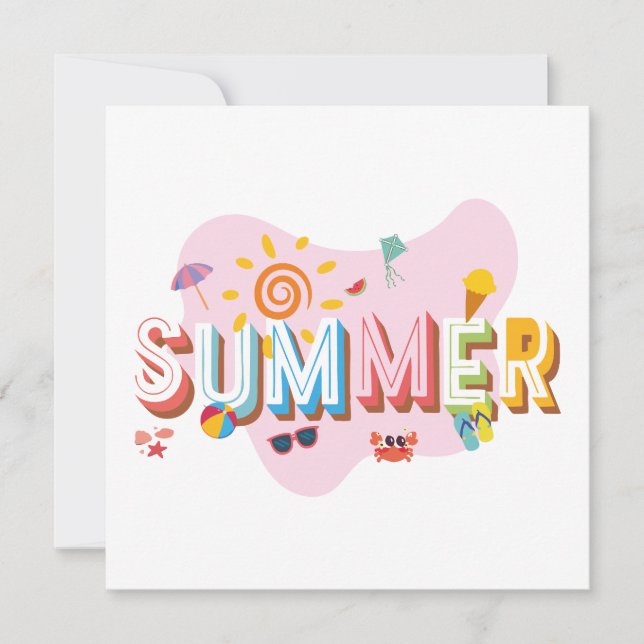 Convite Summer Vibes (Frente)