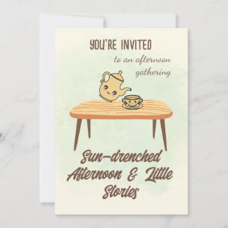 Convite Sun-drenched Afternoon Invitation-Cozy Tea & Story