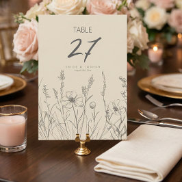 Convite Sun-Washed Garden Border Wedding ID1283