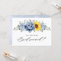 Sunflower Dusty Blue Você será minha dona de cabra