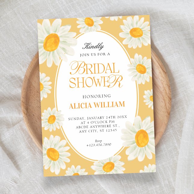 Convite Sunflower Floral seamless pattern bridal shower (Criador carregado)