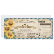Sunflower Gingham Cheque Casamento de Piquenique n