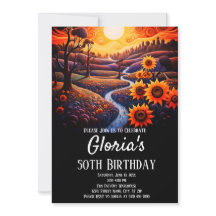 Sunflower Sunset 50ª Festa de aniversário (ou qual