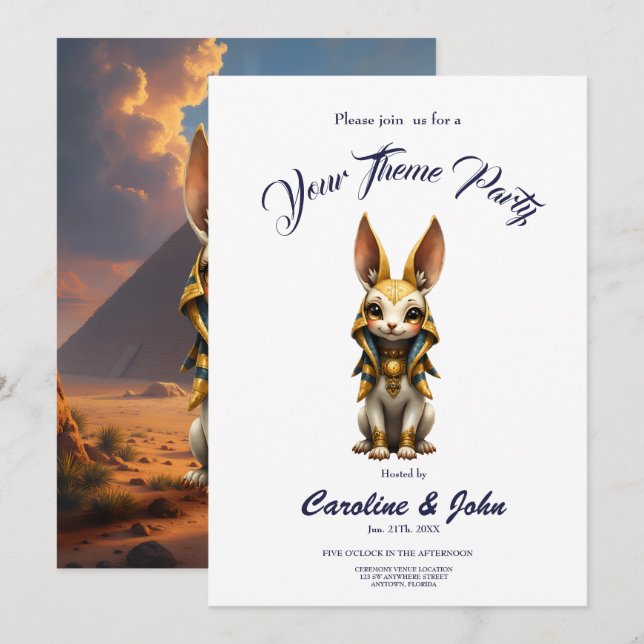 Convite Sunlit Guardian – Desert Relic Bunny.  (Frente/Verso)