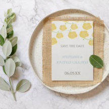 Sunny Elegance Yellow Rose Modern Weding