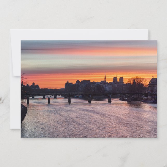 Convite Sunrise sobre Ile de la Cite e Notre Dame - Paris (Frente)