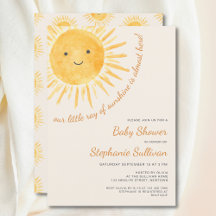 Sunshine Boho Chá de fraldas Sun Neutro por Gênero