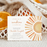 Convite Sunshine Gênero Chá de fraldas Nervoso Neutro<br><div class="desc">Sexo Sunshine Gênero Neutro Boho Sun O convite é um convite para chás neutro para o gênero, com a cor d'água do sol em boho, estilo minimalista e é perfeito para chás de fraldas neutros de gênero, chás de fraldas de boho, chás de fraldas de sol, você é meu sol,...</div>