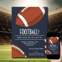 Super Fan Futebol Game Marinho Blue Party