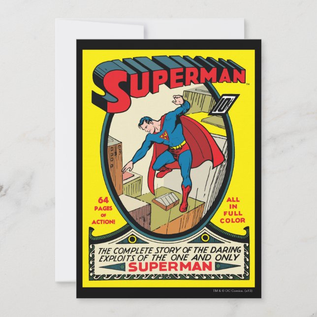 Convite Super-Homem (História Completa) (Frente)