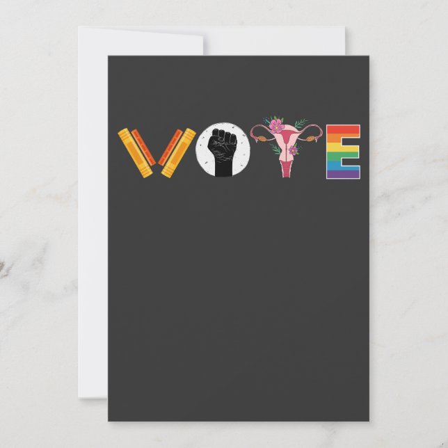 Convite Suporte a Uterus LGBT nos Livros de VOTO (Frente)