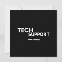 Suporte técnico Humor Funny Geeky Presente para En