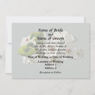 Convite Suprimentos de Casamento Flores de Árvore de Pera