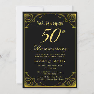 Convite Surpreenda no 50º Aniversário de Casamento