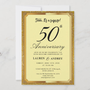 Convite Surpreenda no 50º Aniversário de Casamento