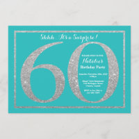 Surpreenda o 60th brilho da cerceta e da prata do