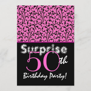 Convite SURPRESA 50. º Aniversário - Nados Negros Brilha