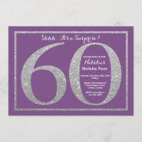 Surpresa 60.º Aniversário Roxo e Literatura Pratea