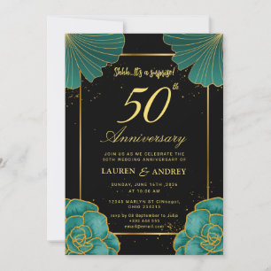 Convite Surpresa Bodas de Ouro 50º Aniversário de Casament