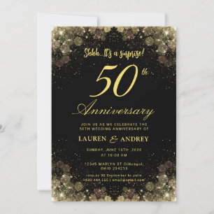 Convite Surpresa de 50º Aniversário de Casamento