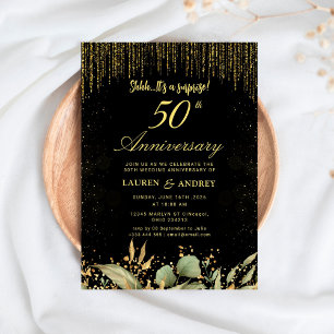 Convite Surpresa de 50 anos de casamento