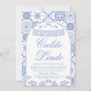 Convite Surpresa de Aniversário de 50 anos com Papel Picad