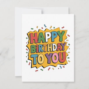 Convite Surpresa de Histórias Feliz Aniversário
