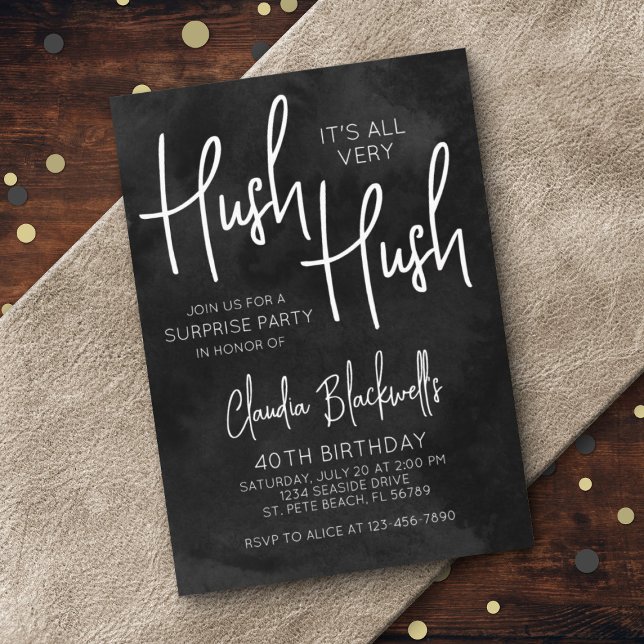 Convite Surpresa Engraçado Aniversário (Criador carregado)