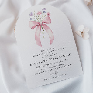 Convite SURPRESA FESTA 18.º Aniversário Arco Arca de Flor