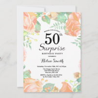 Surpresa Floral de Pêssego Botânico Aniversário de