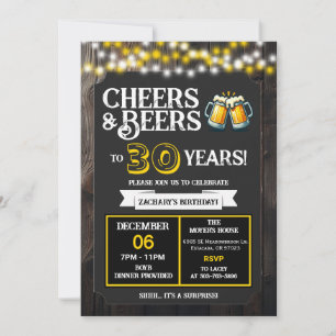Convite Surpresa no Quintal: Vivas e Cervejas para 30 Anos