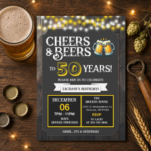Convite Surpresa no Quintal: Vivas e Cervejas para 50 Anos