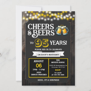 Convite Surpresa no Quintal: Vivas e Cervejas para 95 Anos