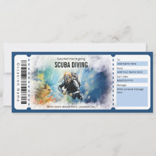 Convite Surpresa Scuba Merging Dift Voucher