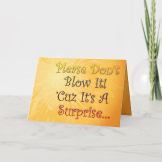 Convite Surprise Birthday Party Invite for HIM