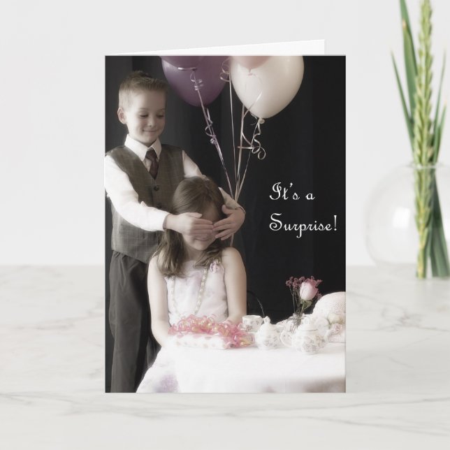 Convite Surprise Party Invitation (Frente)