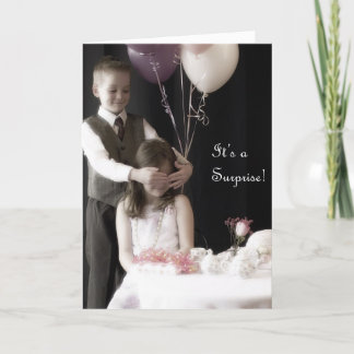 Convite Surprise Party Invitation