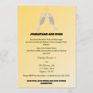 Convite Survived another Year of Marriage