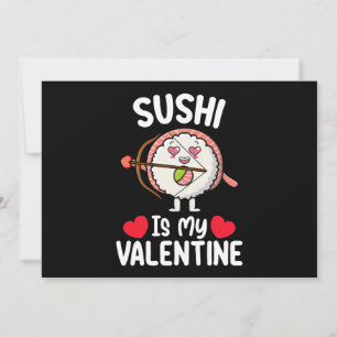 Convite Sushi É Minha Comida Japonesa Engraçada No Dia Dos