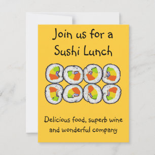 Convite Sushi Sushi