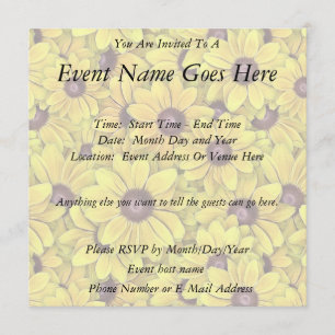 Convite Suspeitos De Olhos Negros Em Todo Lugar