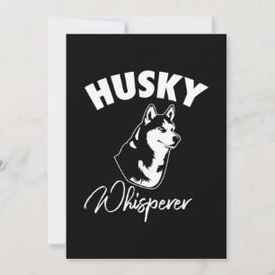 Convite Sussurrador Siberiano Husky