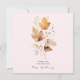 Convite Sussurros de queda do Obrigado II do Chá de panela