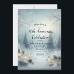 Convite Susurros de um Solstício de Inverno<br><div class="desc">Defina o tom da sua celebração de inverno com este convite elegantemente congelado, apresentando uma cena de sonho da floresta iluminada por uma suave luz de lanterna e neve recém-caída. Azuis suaves, pratas e brancos criam um cenário sereno e mágico, perfeito para reuniões aconchegantes e eventos sazonais sofisticados. A paisagem...</div>