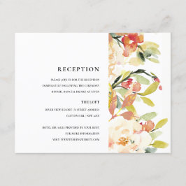 CONVITE SUTILE FLOR DE ÁRVORE DE PEACH PÊSSEGO PINTADA COM