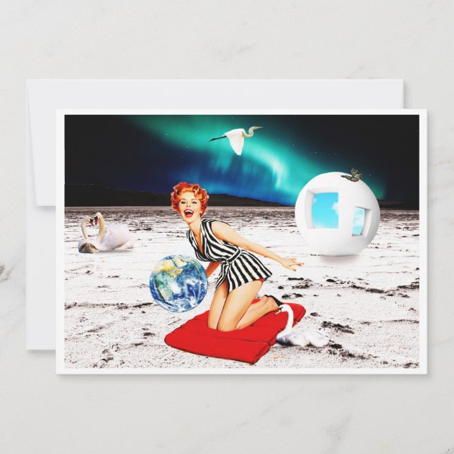 Convite Swan branco (Frente)