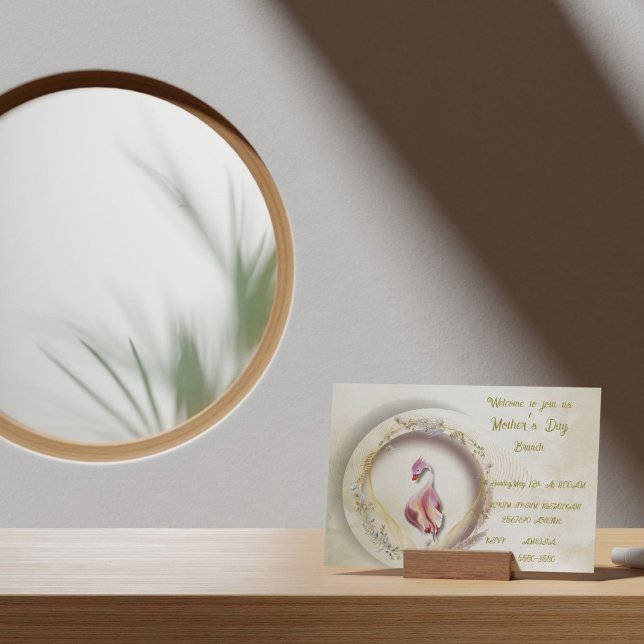 Convite Swan Chic MOTHER (Criador carregado)