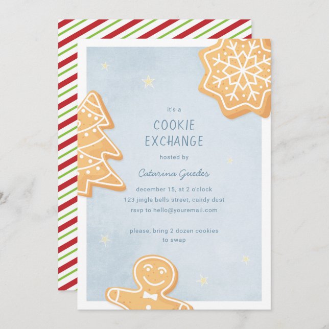 Convite Swap de Feriado de Férias Grátis do Partido de Bol (Frente/Verso)